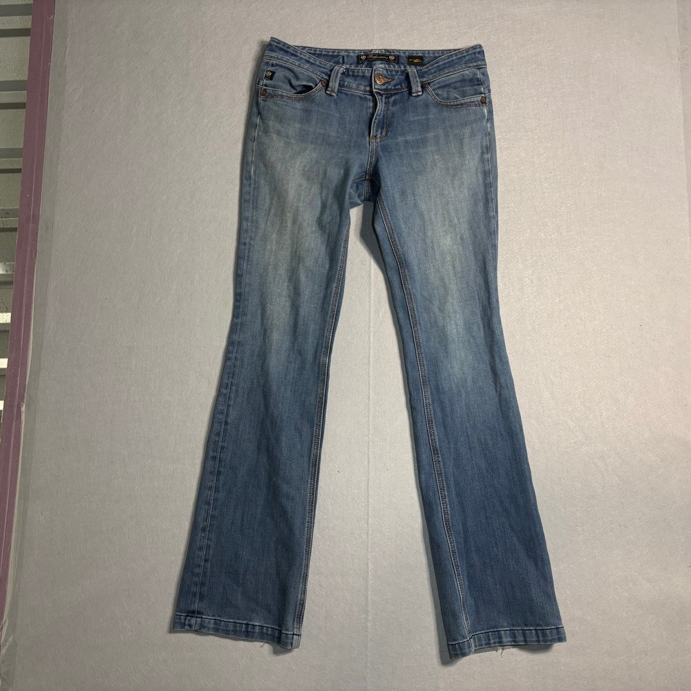 Serfontaine XFIT Bootcut Jeans Women's 28 Blue Made in California - Picture 1 of 16